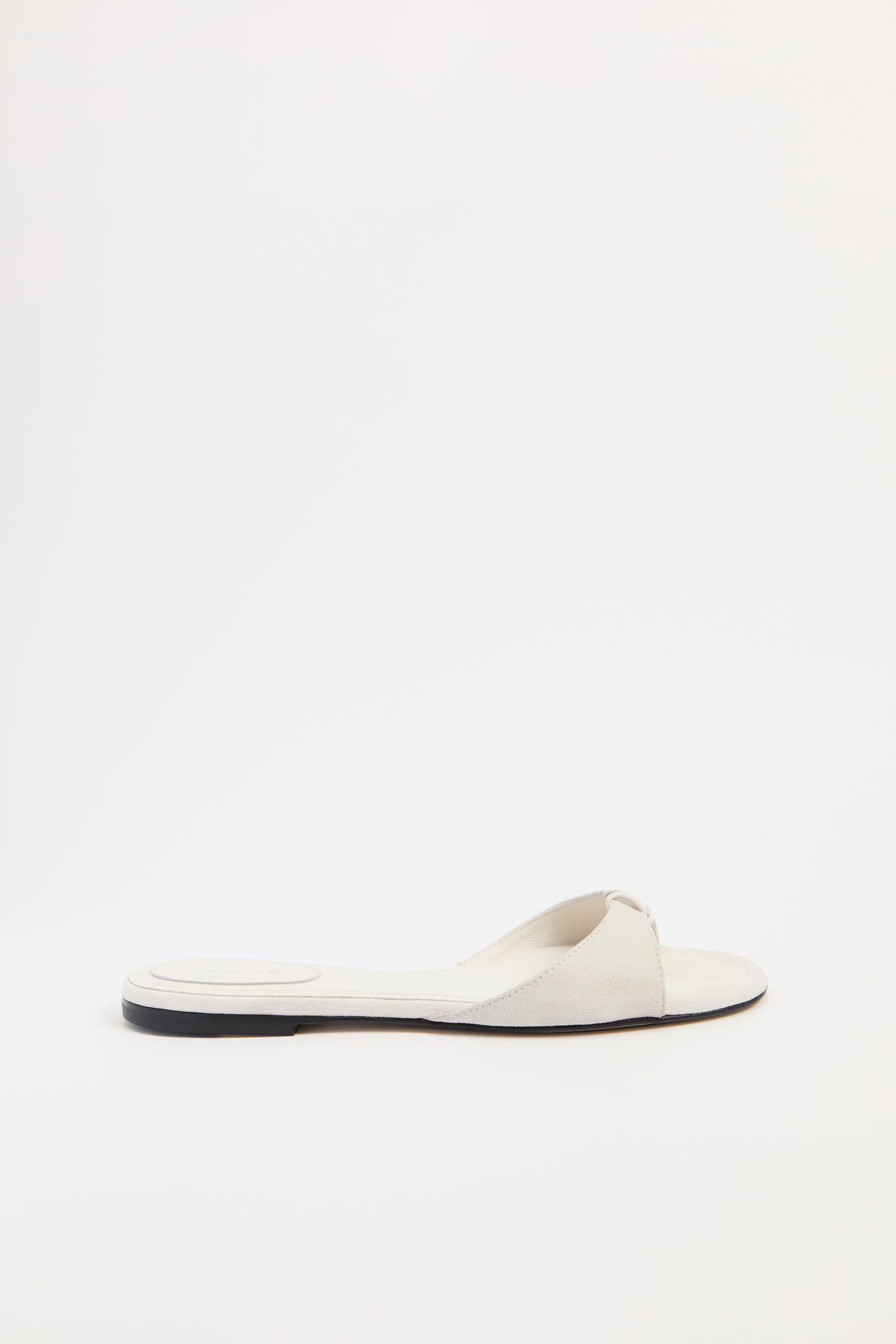 The Chiara Sandal | Avorio Suede