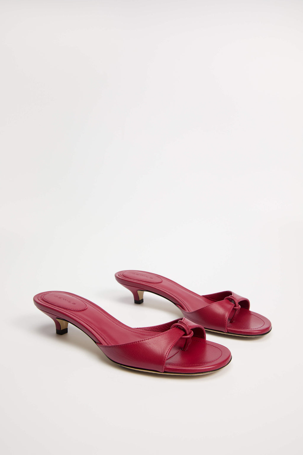 GEWLS Chiara 30mm Marsala Nappa Kitten Heel
