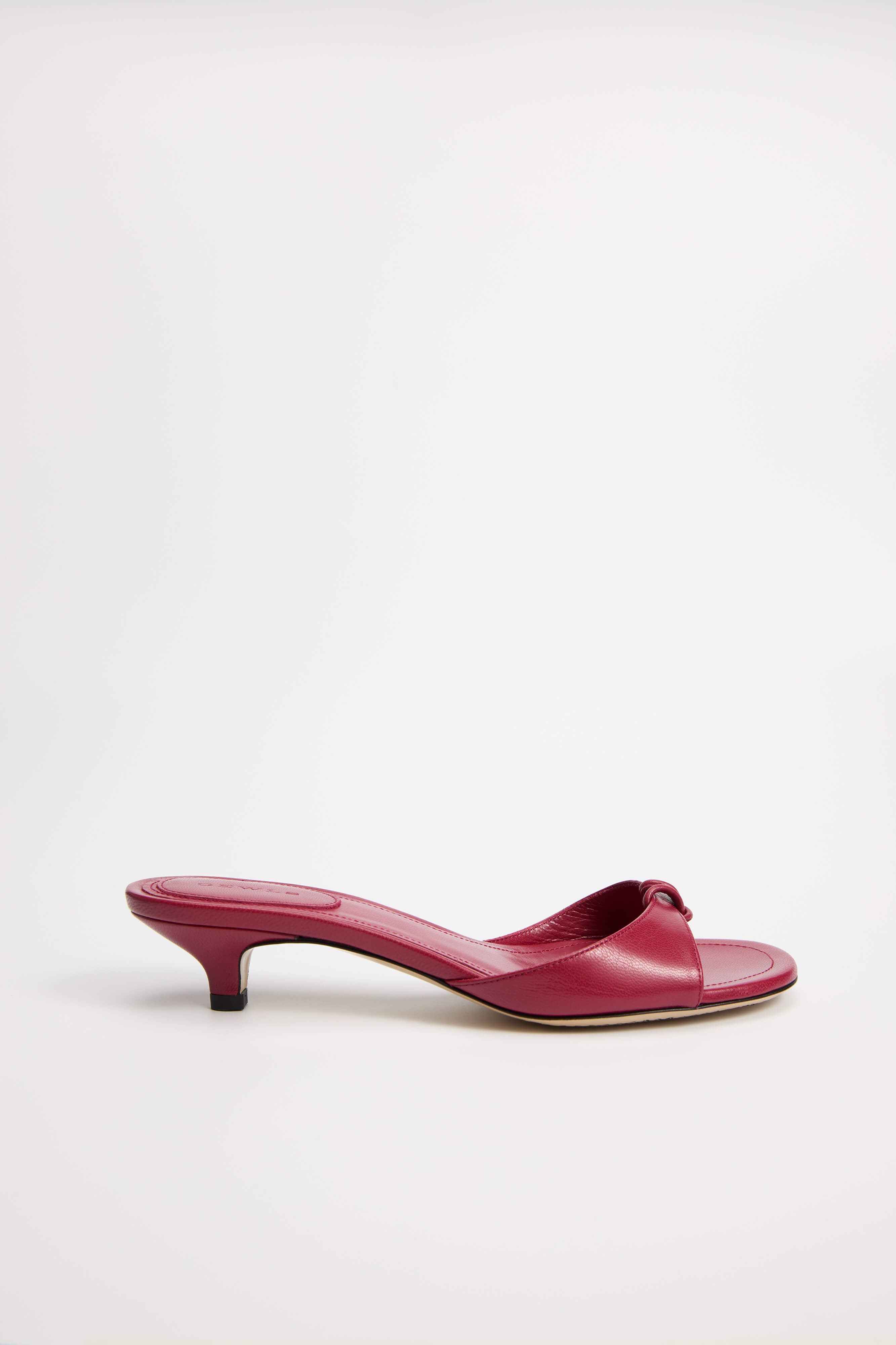 GEWLS Chiara 30mm Marsala Nappa Kitten Heel