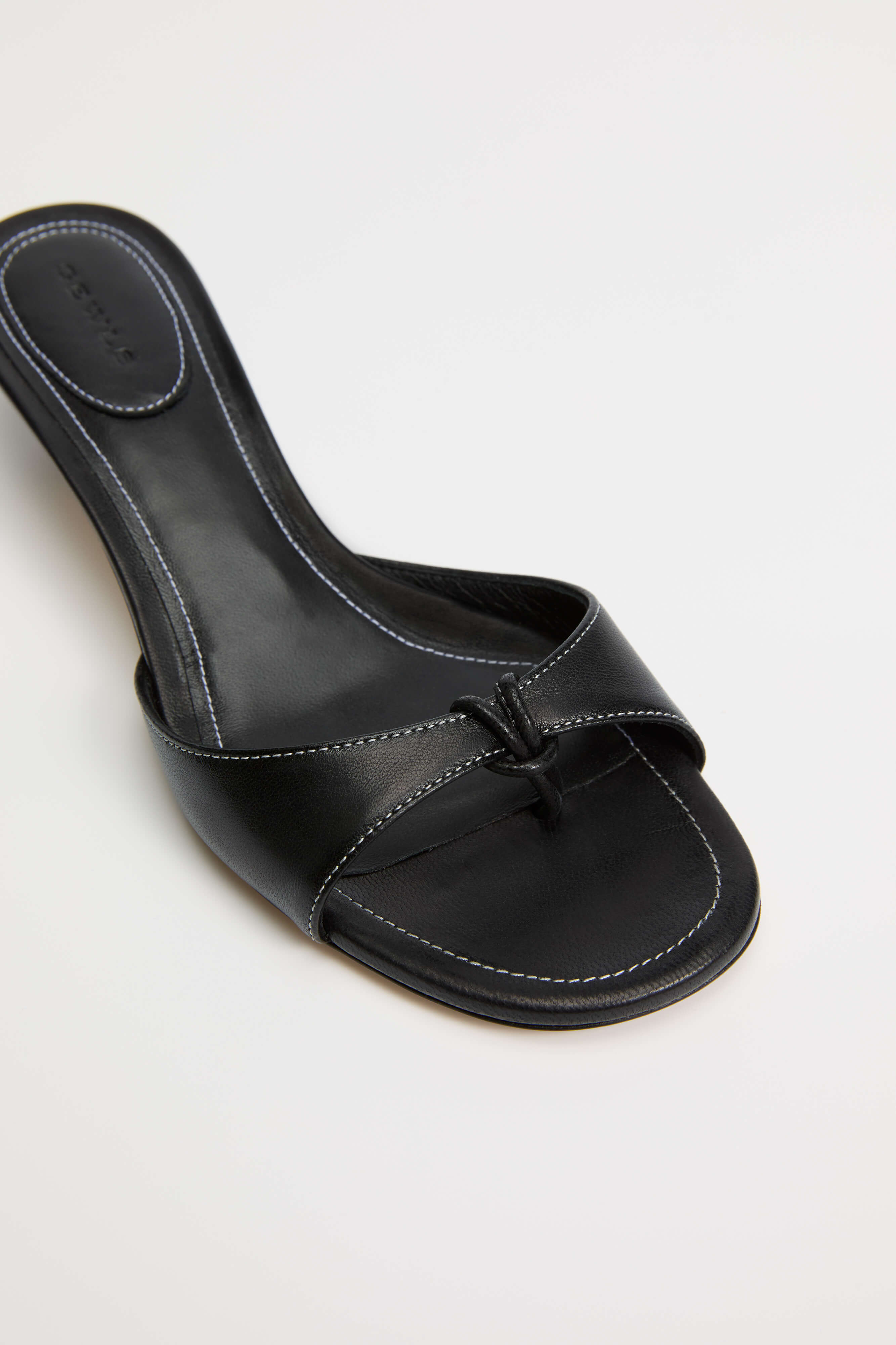 GEWLS Chiara 30mm Nero Nappa Kitten Heel