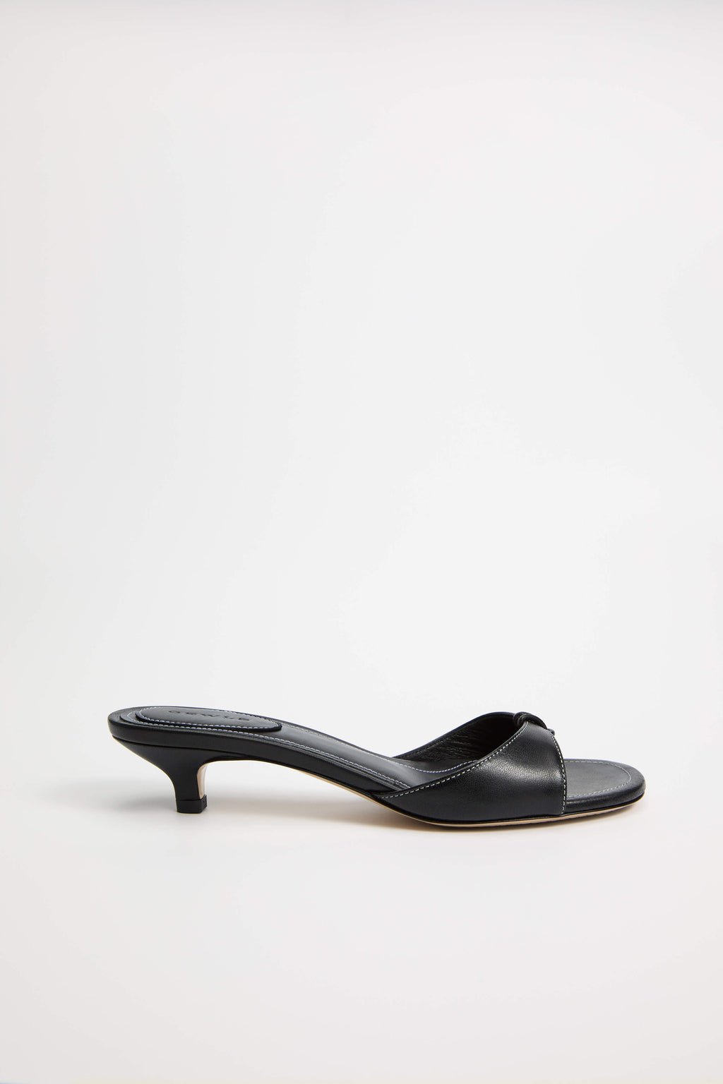 GEWLS Chiara 30mm Nero Nappa Kitten Heel
