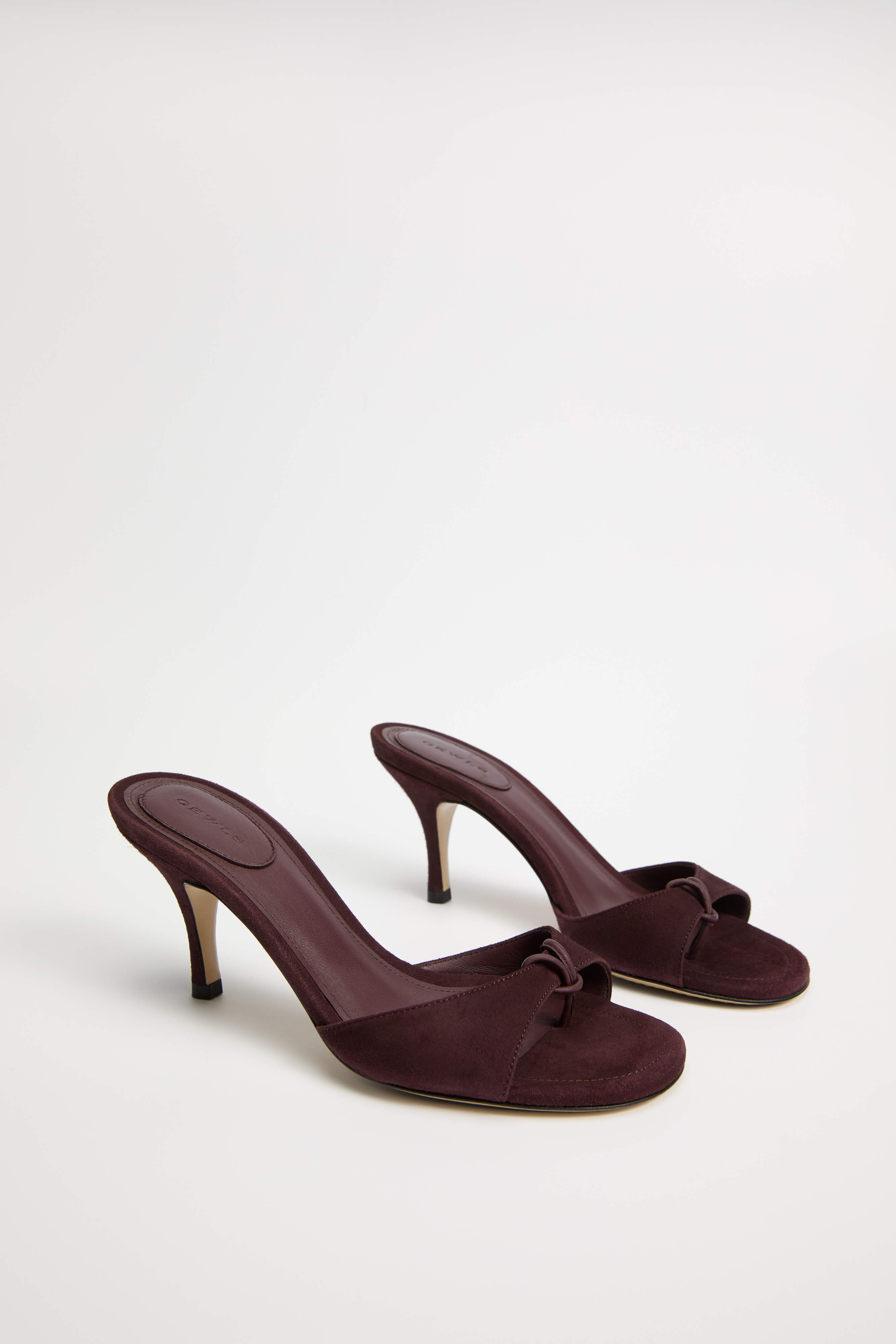GEWLS Chiara 70mm Chiodino Suede stiletto Classic Heel