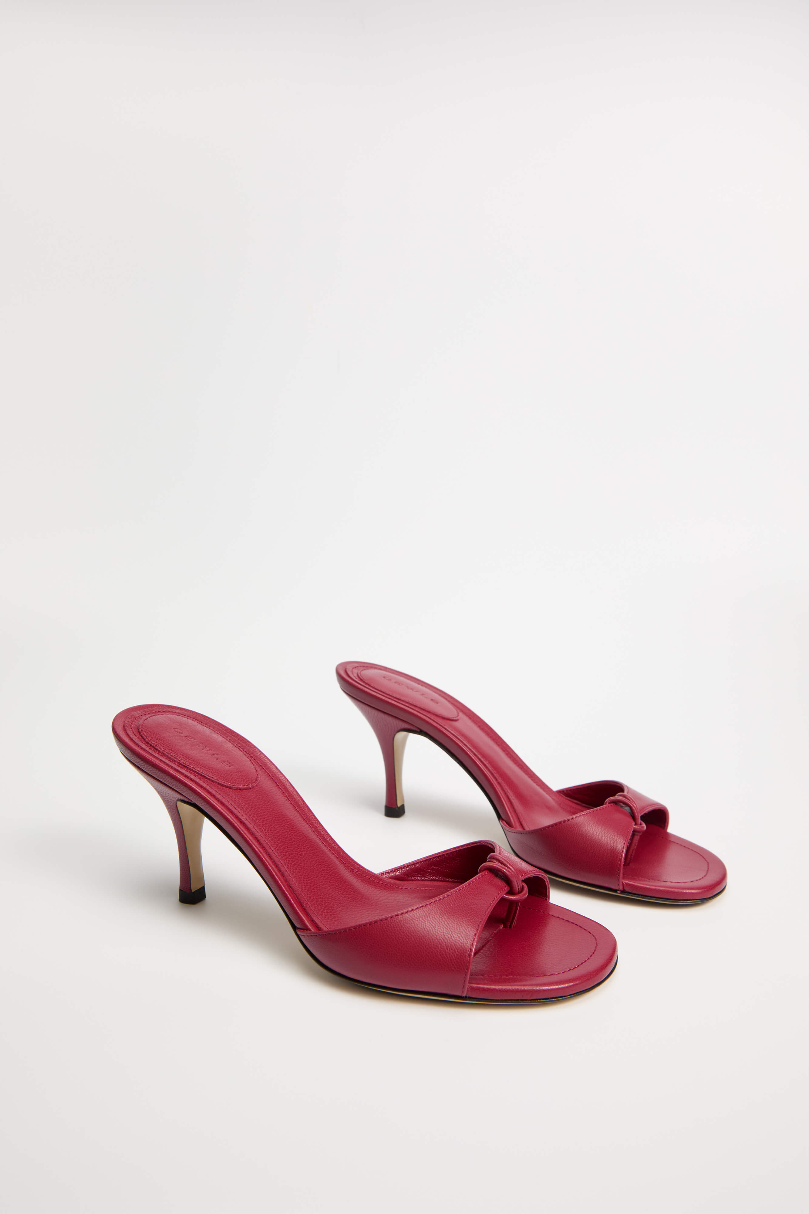 GEWLS Chiara 70mm Marsala Nappa stiletto Classic Heel