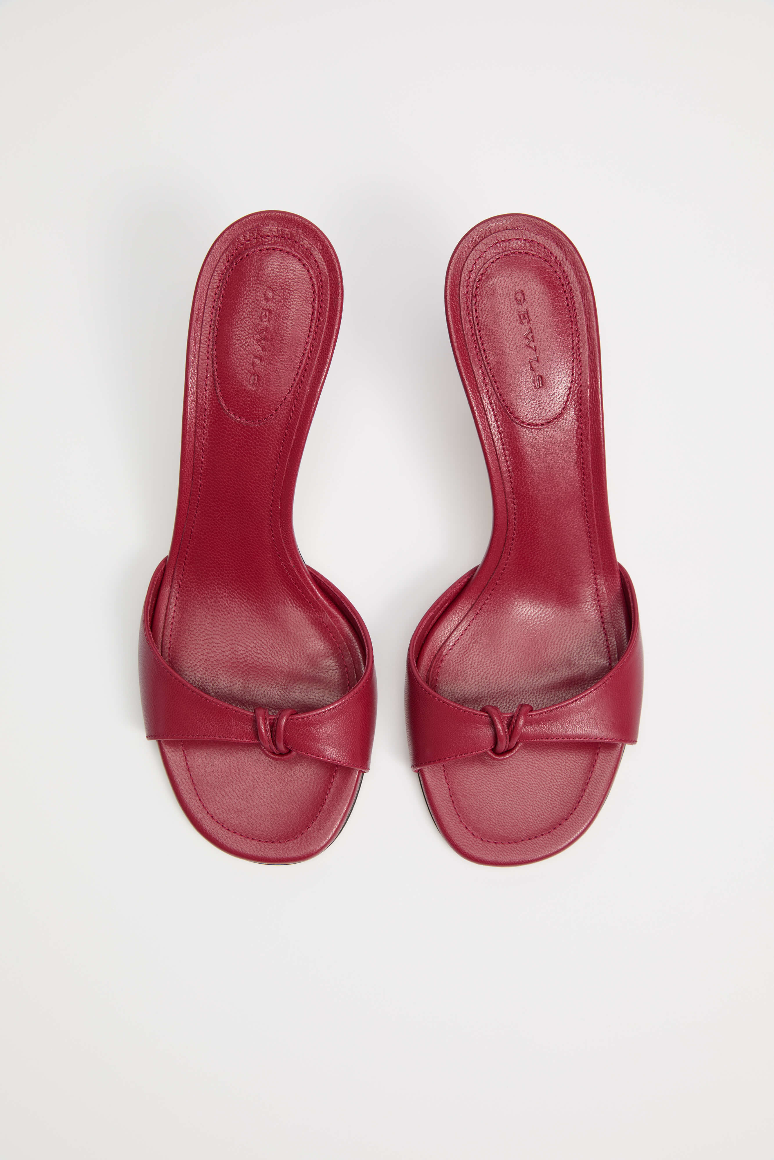 GEWLS Chiara 70mm Marsala Nappa stiletto Classic Heel