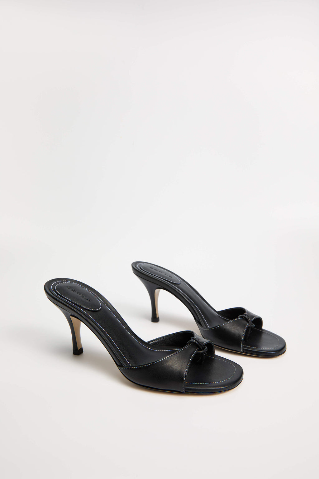 GEWLS Chiara 70mm Nero Nappa stiletto Classic Heel
