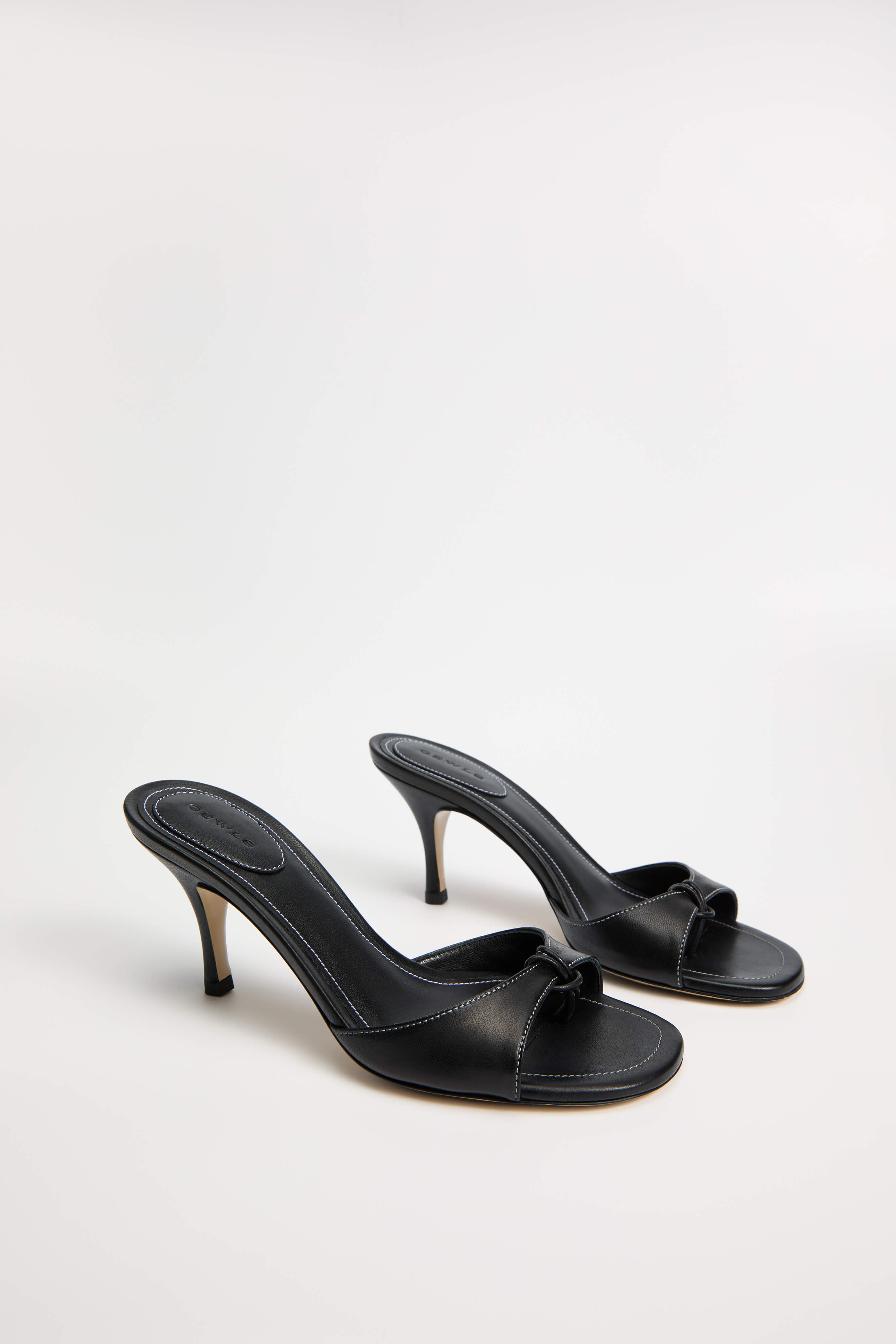 GEWLS Chiara 70mm Nero Nappa stiletto Classic Heel