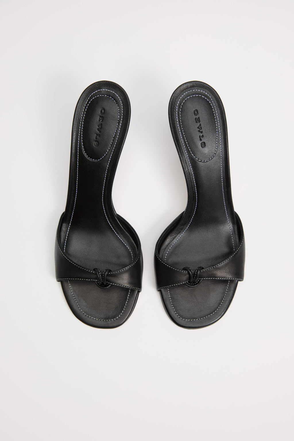 GEWLS Chiara 70mm Nero Nappa stiletto Classic Heel