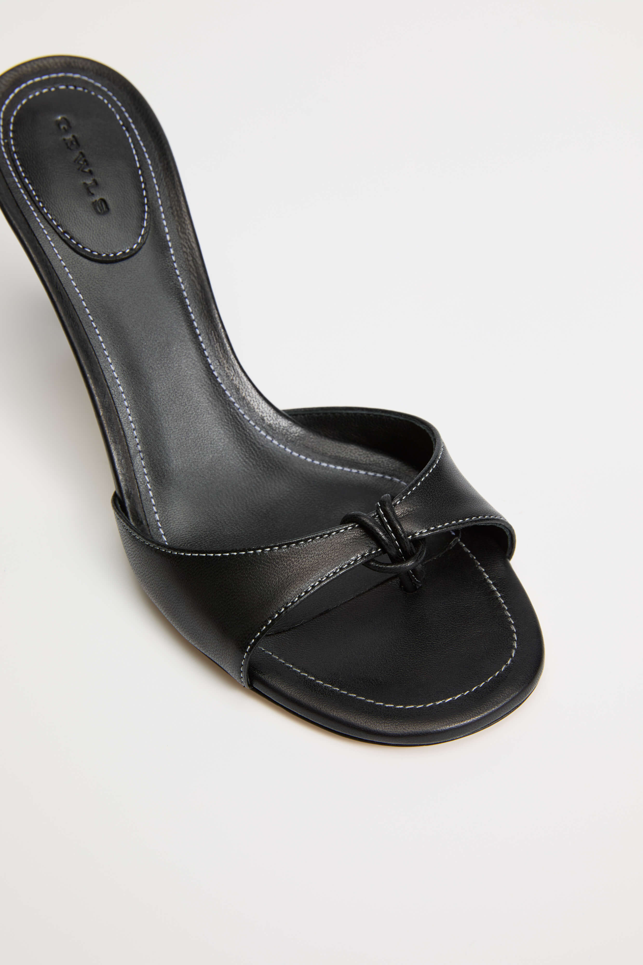 GEWLS Chiara 70mm Nero Nappa stiletto Classic Heel