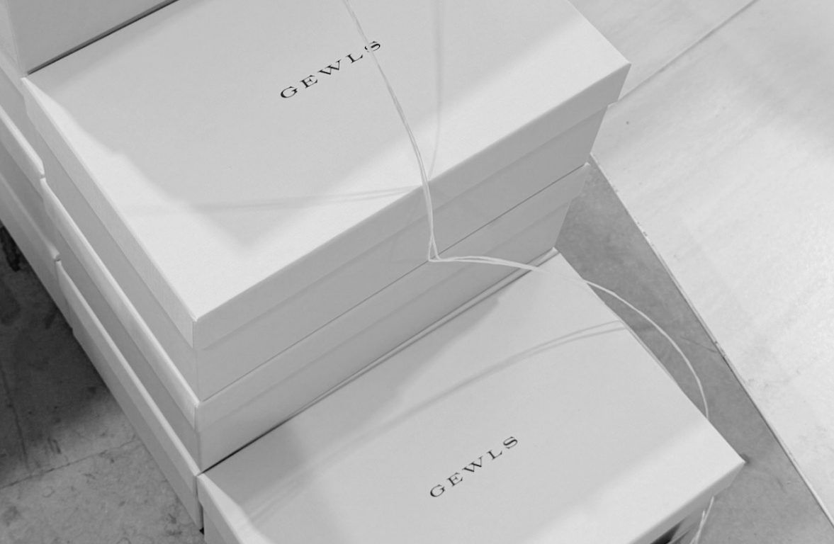 GEWLS shoeboxes made in Italy