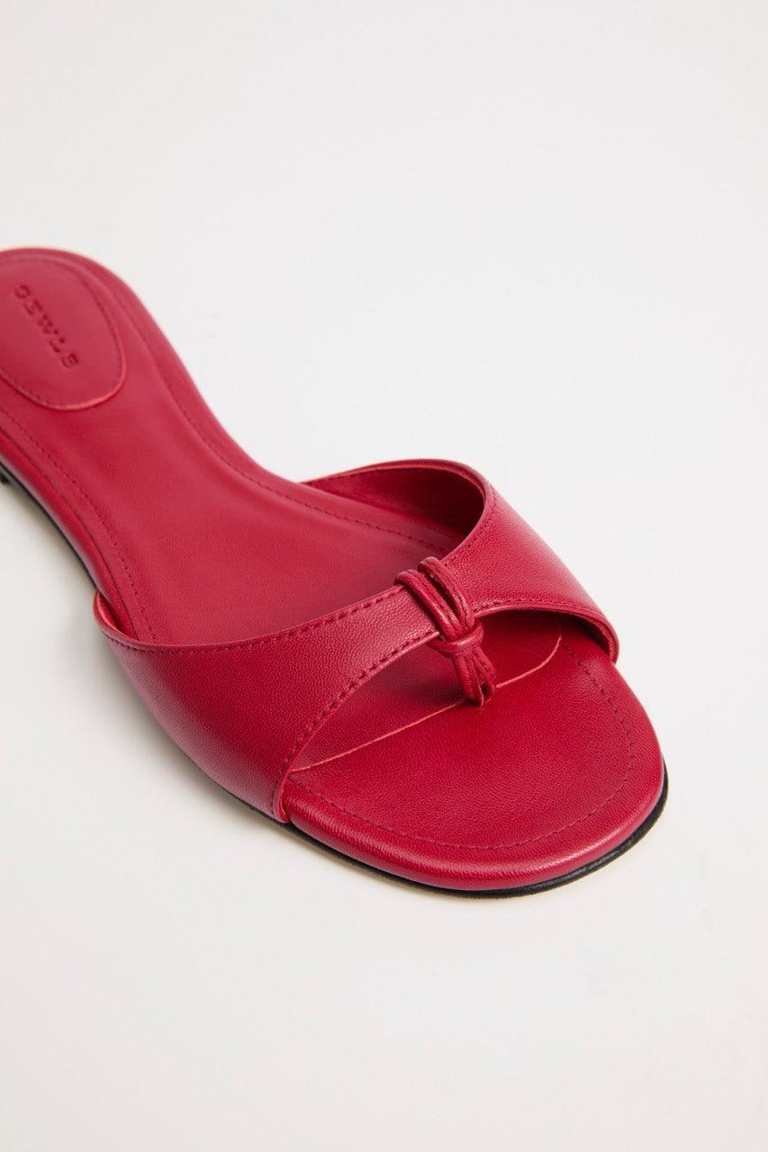 GEWLS Chiara Flat 05mm Marsala Nappa sandal