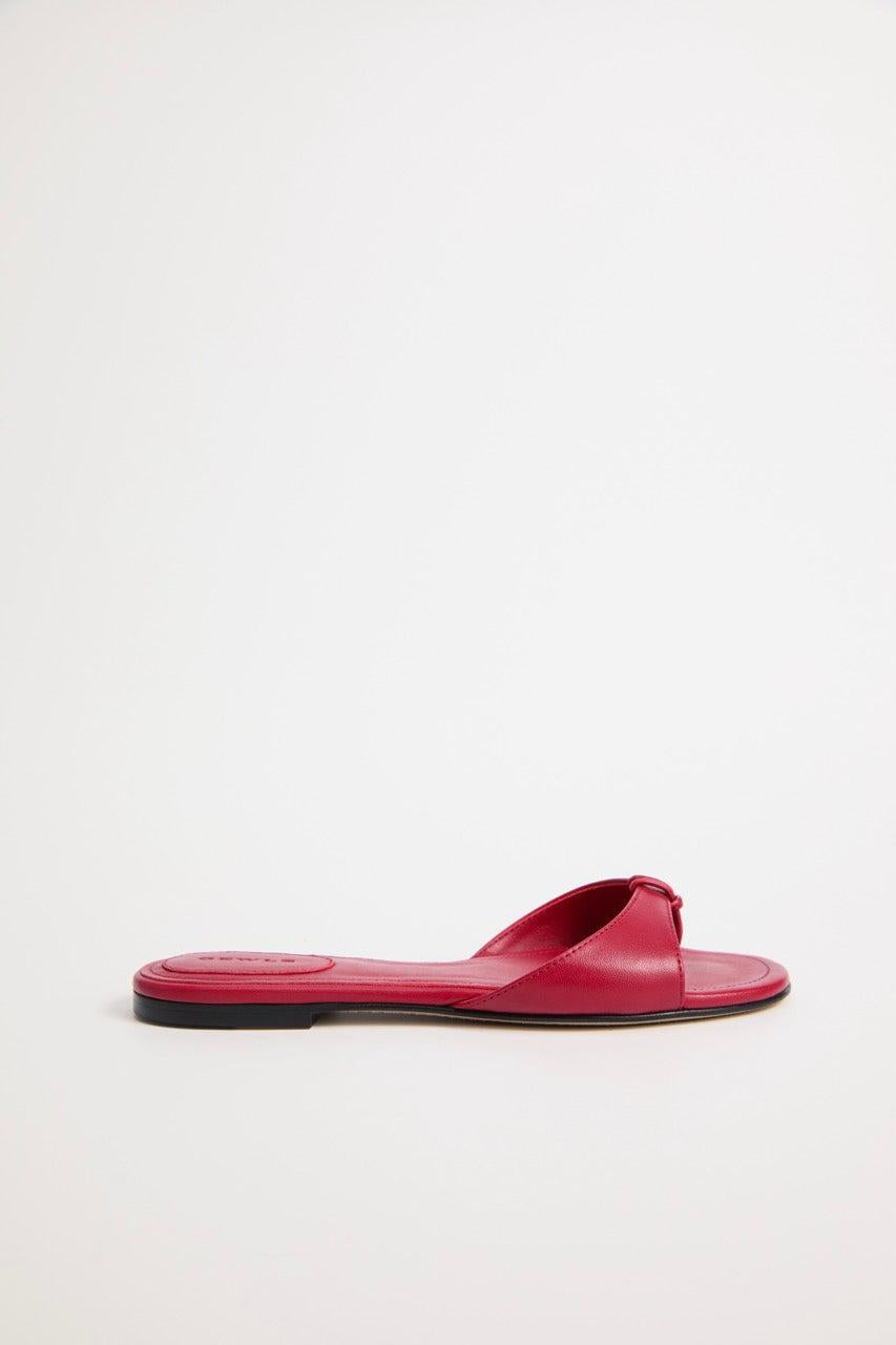 GEWLS Chiara Flat 05mm Marsala Nappa sandal